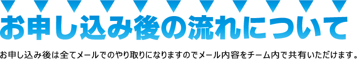 製作の流れについて